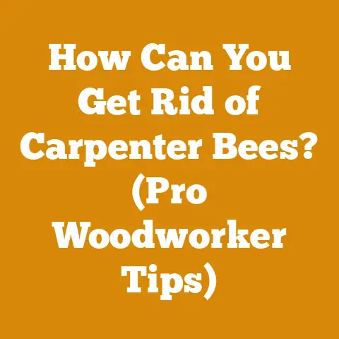 How Can You Get Rid of Carpenter Bees? (Pro Woodworker Tips)