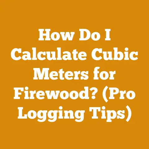 How Do I Calculate Cubic Meters for Firewood? (Pro Logging Tips)