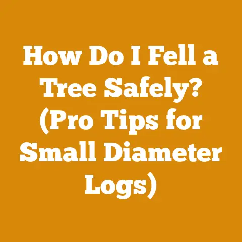 How Do I Fell a Tree Safely? (Pro Tips for Small Diameter Logs)
