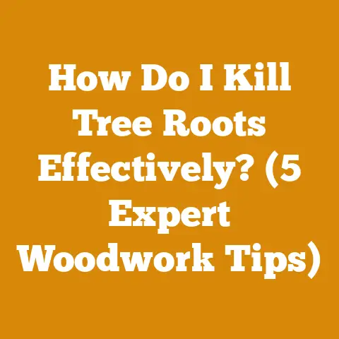 How Do I Kill Tree Roots Effectively? (5 Expert Woodwork Tips)