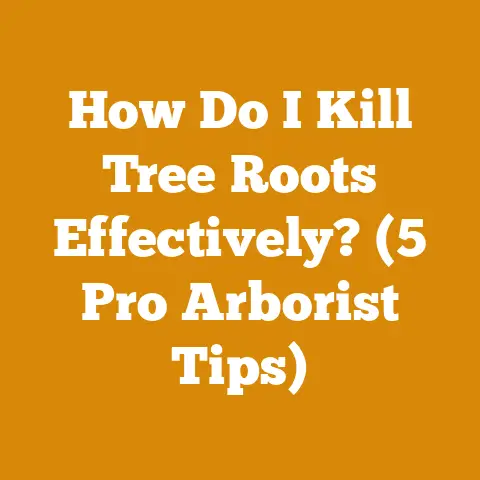 How Do I Kill Tree Roots Effectively? (5 Pro Arborist Tips)