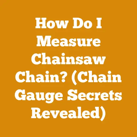 How Do I Measure Chainsaw Chain? (Chain Gauge Secrets Revealed)