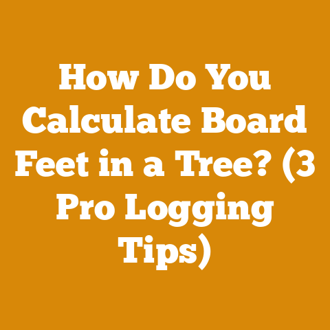 How Do You Calculate Board Feet in a Tree? (3 Pro Logging Tips)