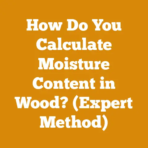 How Do You Calculate Moisture Content in Wood? (Expert Method)