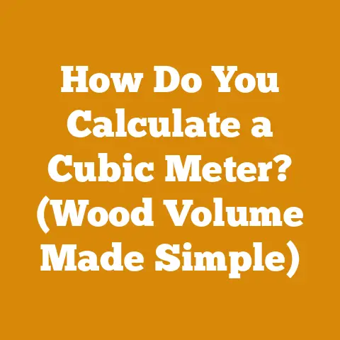 How Do You Calculate a Cubic Meter? (Wood Volume Made Simple)