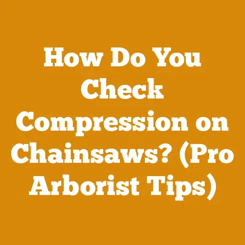 How Do You Check Compression on Chainsaws? (Pro Arborist Tips)