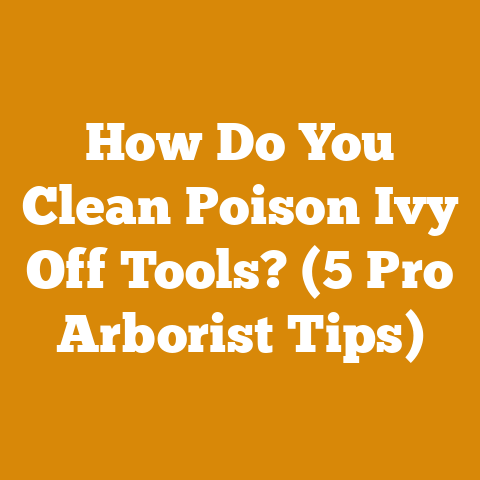 How Do You Clean Poison Ivy Off Tools? (5 Pro Arborist Tips)