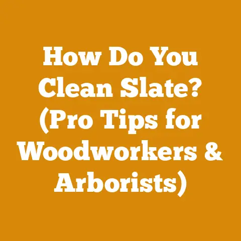 How Do You Clean Slate? (Pro Tips for Woodworkers & Arborists)