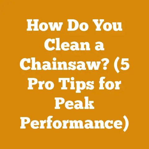 How Do You Clean a Chainsaw? (5 Pro Tips for Peak Performance)