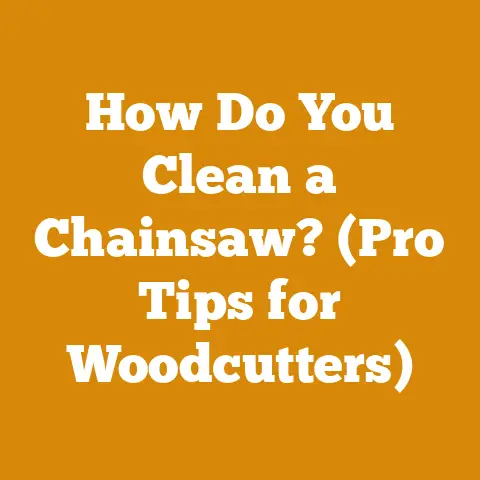 How Do You Clean a Chainsaw? (Pro Tips for Woodcutters)