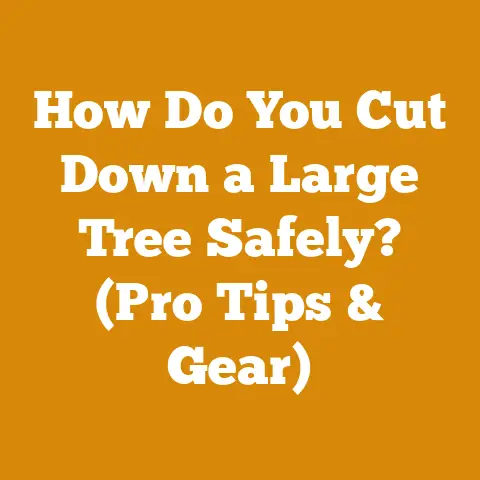 How Do You Cut Down a Large Tree Safely? (Pro Tips & Gear)