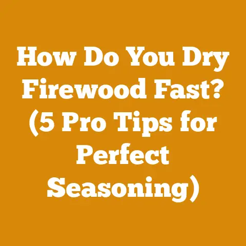 How Do You Dry Firewood Fast? (5 Pro Tips for Perfect Seasoning)
