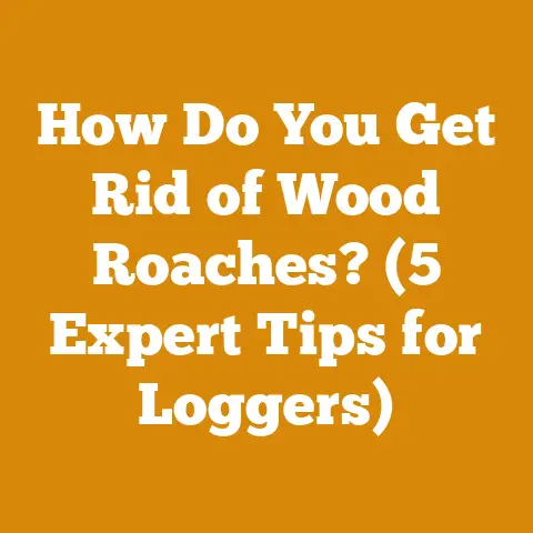 How Do You Get Rid of Wood Roaches? (5 Expert Tips for Loggers)