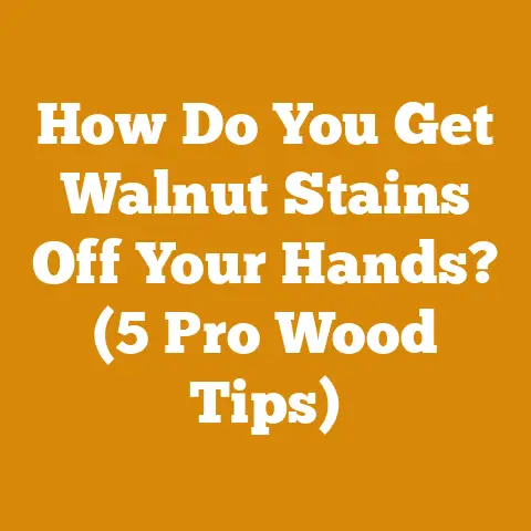 How Do You Get Walnut Stains Off Your Hands? (5 Pro Wood Tips)