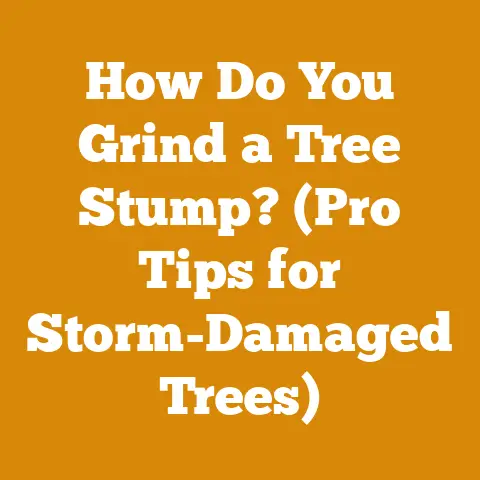 How Do You Grind a Tree Stump? (Pro Tips for Storm-Damaged Trees)