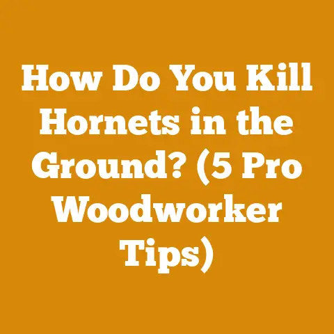 How Do You Kill Hornets in the Ground? (5 Pro Woodworker Tips)