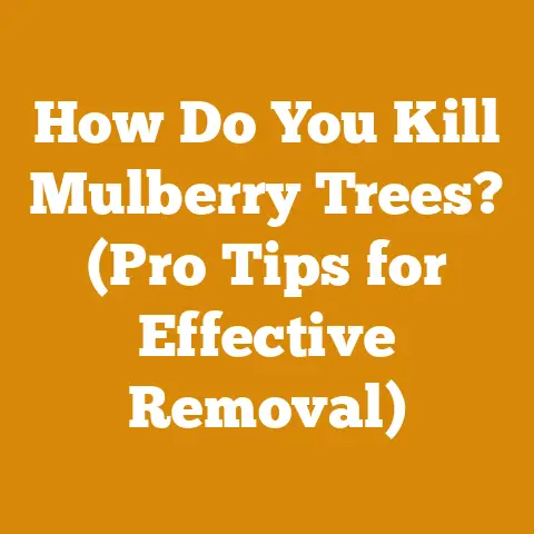 How Do You Kill Mulberry Trees? (Pro Tips for Effective Removal)