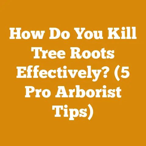 How Do You Kill Tree Roots Effectively? (5 Pro Arborist Tips)