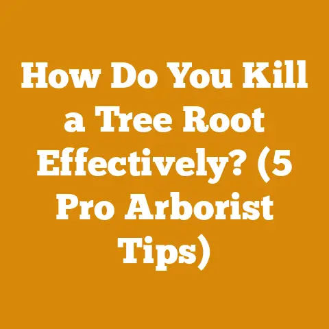 How Do You Kill a Tree Root Effectively? (5 Pro Arborist Tips)
