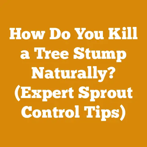 How Do You Kill a Tree Stump Naturally? (Expert Sprout Control Tips)