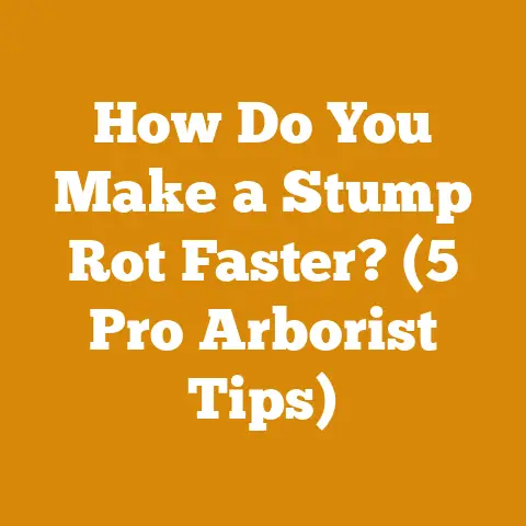 How Do You Make a Stump Rot Faster? (5 Pro Arborist Tips)
