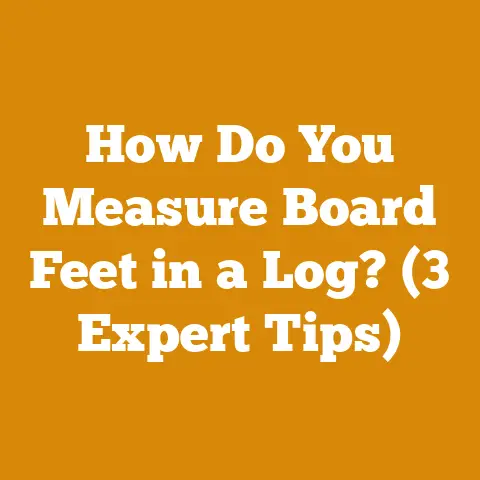 How Do You Measure Board Feet in a Log? (3 Expert Tips)