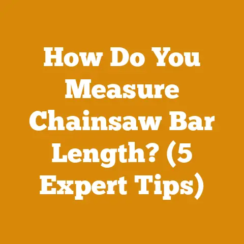 How Do You Measure Chainsaw Bar Length? (5 Expert Tips)