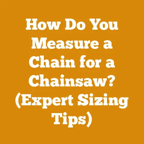How Do You Measure a Chain for a Chainsaw? (Expert Sizing Tips)