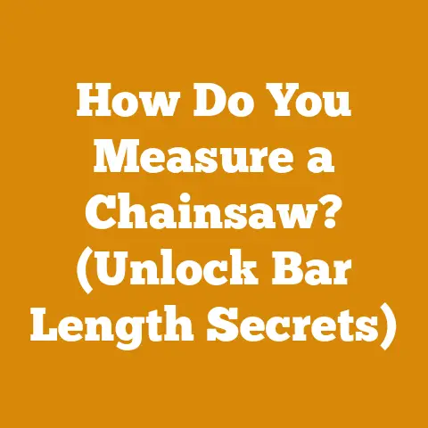 How Do You Measure a Chainsaw? (Unlock Bar Length Secrets)