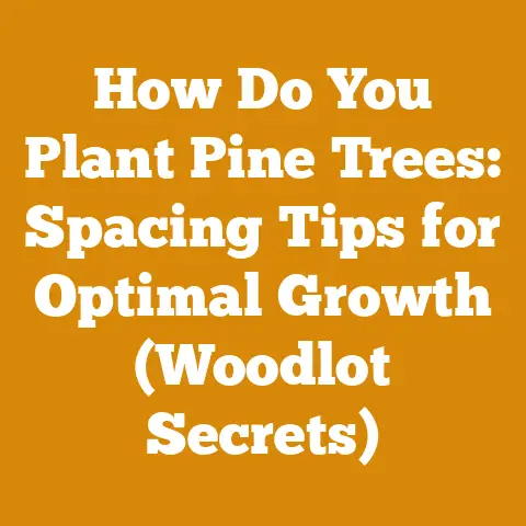 How Do You Plant Pine Trees: Spacing Tips for Optimal Growth (Woodlot Secrets)