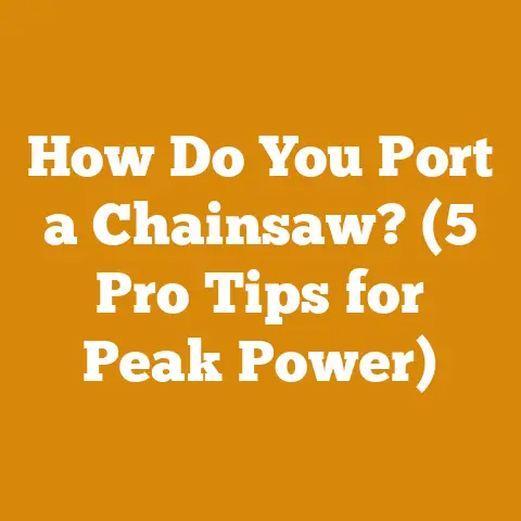 How Do You Port a Chainsaw? (5 Pro Tips for Peak Power)
