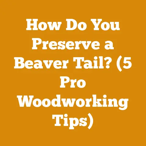 How Do You Preserve a Beaver Tail? (5 Pro Woodworking Tips)