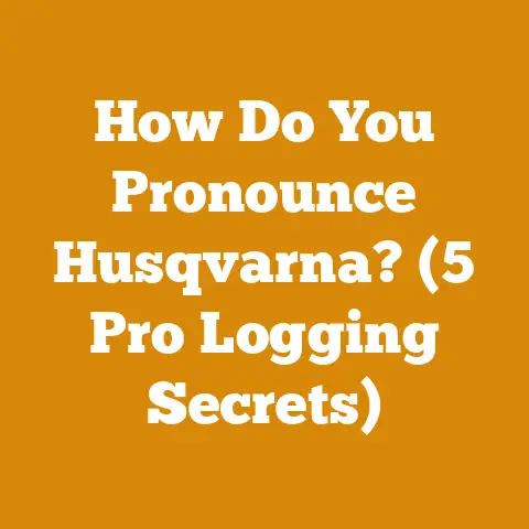 How Do You Pronounce Husqvarna? (5 Pro Logging Secrets)
