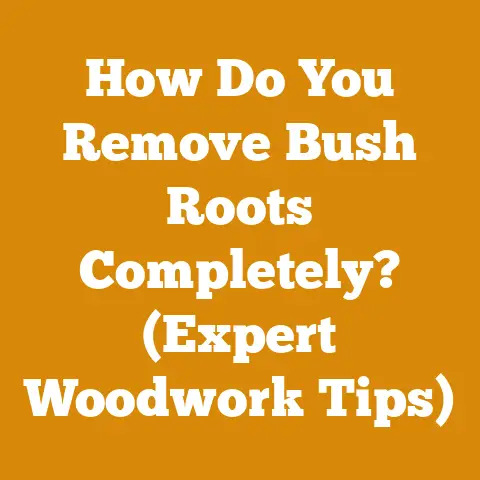 How Do You Remove Bush Roots Completely? (Expert Woodwork Tips)