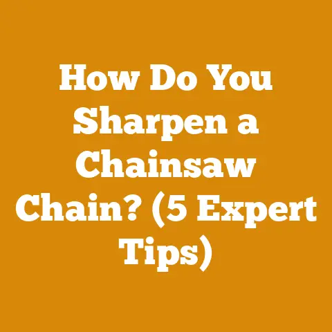 How Do You Sharpen a Chainsaw Chain? (5 Expert Tips)