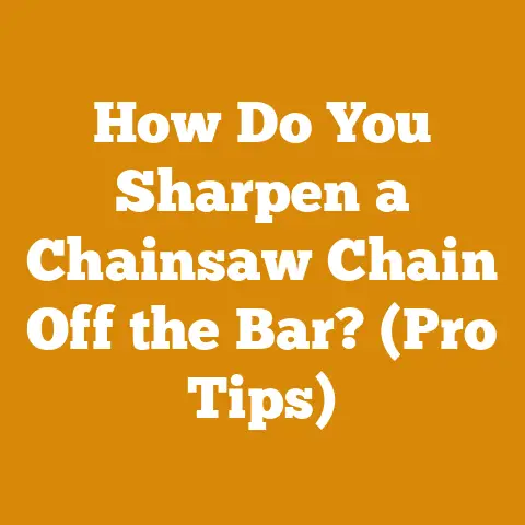 How Do You Sharpen a Chainsaw Chain Off the Bar? (Pro Tips)