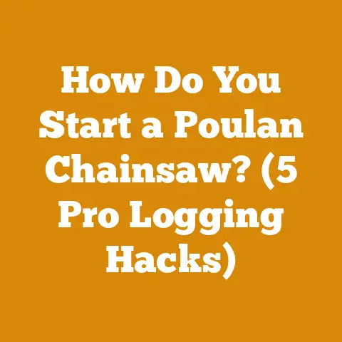 How Do You Start a Poulan Chainsaw? (5 Pro Logging Hacks)