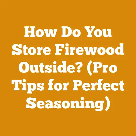 How Do You Store Firewood Outside? (Pro Tips for Perfect Seasoning)
