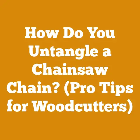 How Do You Untangle a Chainsaw Chain? (Pro Tips for Woodcutters)