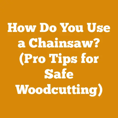 How Do You Use a Chainsaw? (Pro Tips for Safe Woodcutting)