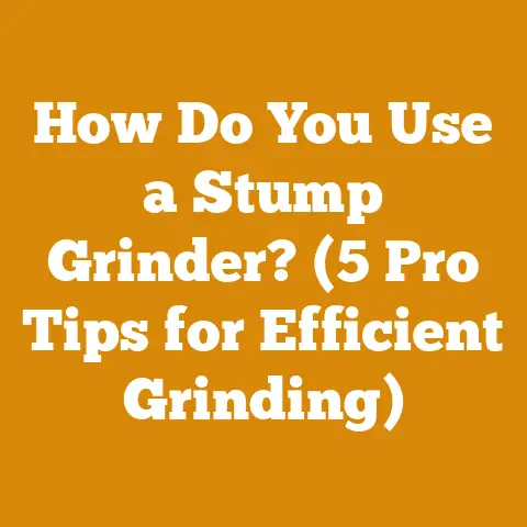 How Do You Use a Stump Grinder? (5 Pro Tips for Efficient Grinding)