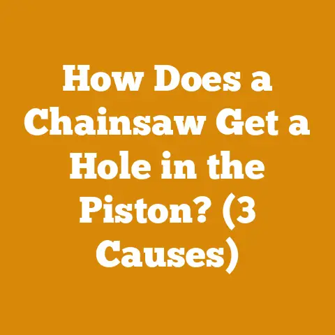 How Does a Chainsaw Get a Hole in the Piston? (3 Causes)