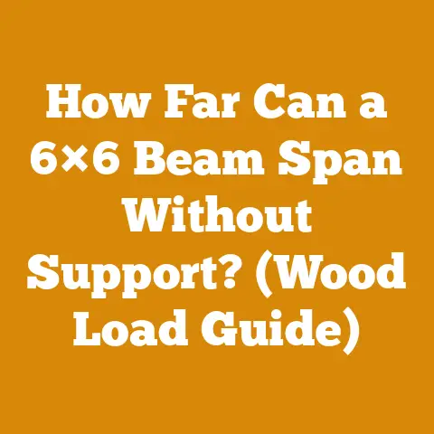 How Far Can a 6×6 Beam Span Without Support? (Wood Load Guide)