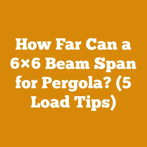 How Far Can a 6×6 Beam Span for Pergola? (5 Load Tips)