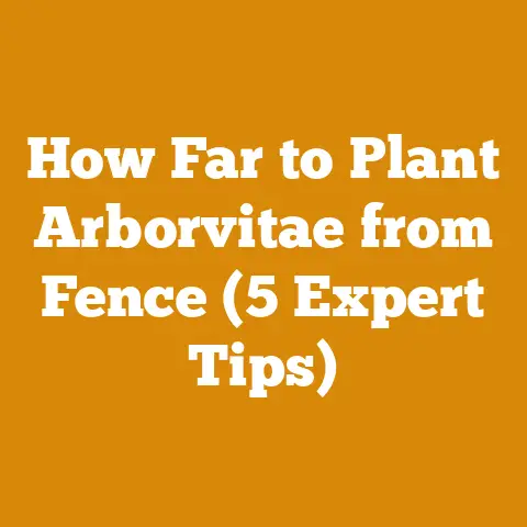 How Far to Plant Arborvitae from Fence (5 Expert Tips)