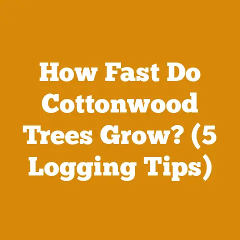 How Fast Do Cottonwood Trees Grow? (5 Logging Tips)