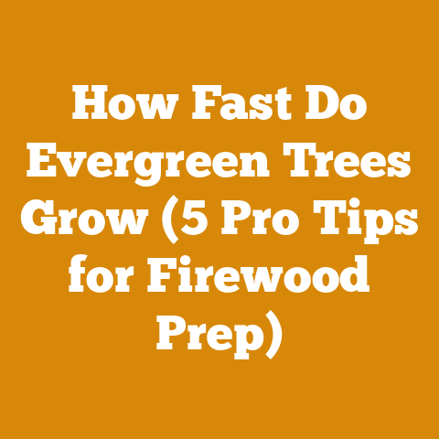 How Fast Do Evergreen Trees Grow (5 Pro Tips for Firewood Prep)