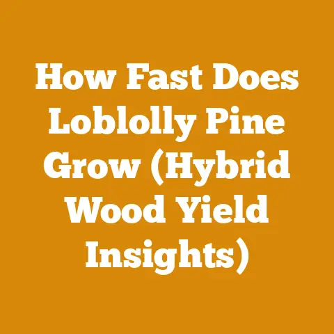 How Fast Does Loblolly Pine Grow (Hybrid Wood Yield Insights)