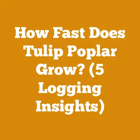 How Fast Does Tulip Poplar Grow? (5 Logging Insights)