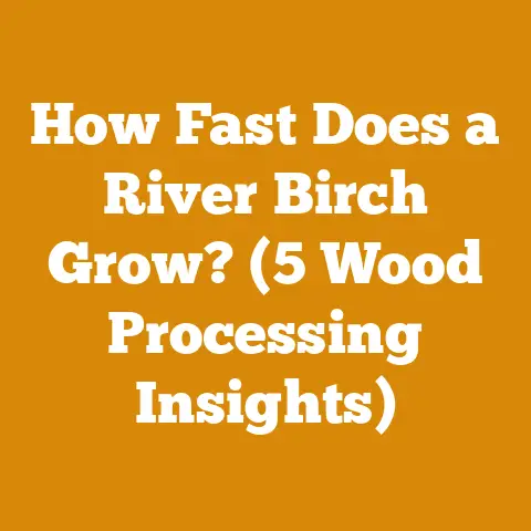 How Fast Does a River Birch Grow? (5 Wood Processing Insights)